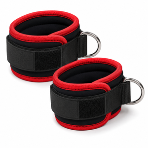 Adjustable D-Ring Ankle Straps Professional Protection Durable Design for Gym Workouts Cable Machines <b>Leg</b> <b>Exercises</b> - Product Image 1