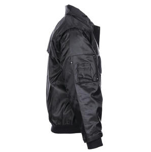 Chaqueta de seguridad reflectante de alta calidad con cremallera para hombre, ropa de trabajo de seguridad, chaqueta de seguridad de manga larga para construcción. - Product Image 5