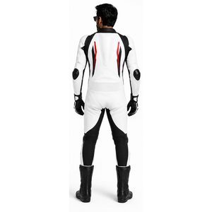Combinaison de moto en cuir Samroz Sports, une pièce, pour hommes, grandes tailles, adultes, protections CE amovibles, hiver, résistante à l'eau, coupe-vent - Product Image 2
