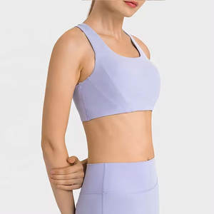 Soutien-gorge de sport léger pour femme avec logo personnalisé, ensemble de vêtements de sport, fitness, yoga, leggings et tenue de gym - Product Image 2