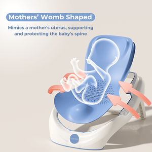 Polka Tots Tiny Tubsy Bébé Baigneur Nouveau-Né Support De Bain-Bleu - Product Image 5