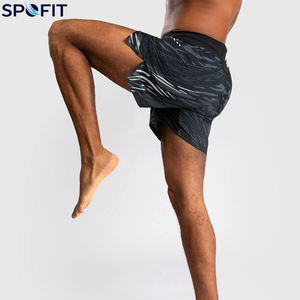 Shorts MMA les plus vendus, en polyester, avec logo personnalisé, shorts MMA pour hommes, fabriqués au Pakistan - Product Image 6