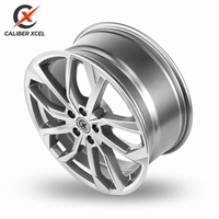 Jantes forgées CALIBER XCEL personnalisées en deux parties, concaves profondes, à 5 branches, polies miroir, 18-24 pouces, PCD 5x114.3
