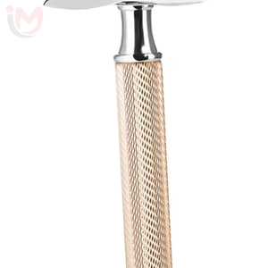 Rasoir de sécurité à double lame en acier inoxydable pour homme, manche en bambou naturel, usage en salon de coiffure - Product Image 5