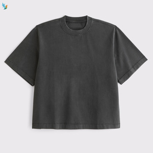 เสื้อยืดคอกลมโอเวอร์ไซส์ผ้าฝ้ายออร์แกนิค 100% แบบสั่งทำพิเศษ หนัก 220 กรัม ลายตัวอักษร สไตล์ลำลอง - Product Image 6