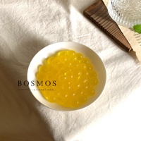 Bosmos 5% Jus de fruit de la passion véritable Boba éclatant 3,2 kg Bouteille Meilleur fournisseur de Bubble Tea de Taïwan Certifié HALAL/HACCP 12 mois