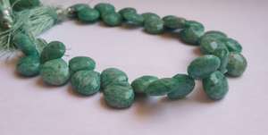 Cuentas de Amazonita Natural AAA en Forma de Corazón Facetado de 8.5-9 MM, Cuentas de Amazonita Facetadas en Forma de Corazón de 8 Pulgadas, Cuentas de Piedras Preciosas de Amazonita - Product Image 2