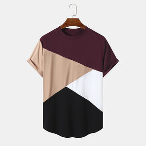 Camisetas de Manga Corta para Hombre de Alta Calidad, Servicio OEM, Diseño de Logotipo Personalizado, Transpirables, de Secado Rápido, para Todas las Temporadas, Camisetas Casuales en Oferta - Product Image 1