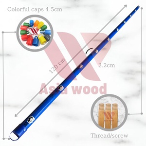 Palos de mopa con mango de madera de Vietnam, palo de mopa, palo de escoba de madera de eucalipto Natural, barredora Escoba recubierta de Pvc - Product Image 4