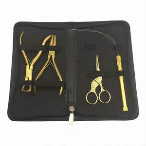 Kit de Herramientas para Extensiones de Cabello, Mangos de Madera, Alicates de Acero Inoxidable y Plástico, Micro-Link, Agarre Fuerte, Uso Comercial, Alta Calidad, Nuevo - Product Image 5