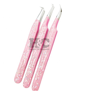 <b>Eyelash</b> <b>Extensions</b> Tweezers stainless steel logo packing good grip smooth handle one touch Tweezers for <b>Eyelash</b> <b>Extensions</b> <b>mink</b> - Product Image 1