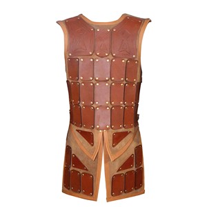 Medieval Leather Breastplate Renaissance Men Costume Knight Celtic Leather Armor Bringandine LARP Costume Viking Chest Warrior - Product Image 1