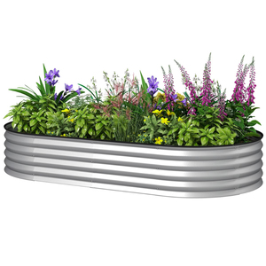 Wholesale Metal Garden Bed Kit Weatherproof Iron <b>Planter</b> Box For Organic Gardening Heavy Duty Outdoor Elevated Flower Bed - Product Image 5