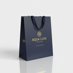 ถุงกระดาษช้อปปิ้งคุณภาพสูง ทำมือ เป็นมิตรกับสิ่งแวดล้อม พิมพ์โลโก้ได้ตามต้องการ เคลือบผิวอย่างดี สำหรับบรรจุภัณฑ์เสื้อผ้า ของขวัญ และซูเปอร์มาร์เก็ต - Product Image 3