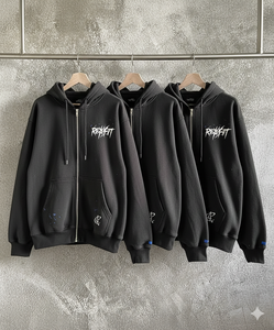 Sudaderas con Cremallera de Corte Perfecto, Novedad al por Mayor, Estilo Urbano, de Algodón Grueso con Forro Polar, Personalizables con Serigrafía - Product Image 4