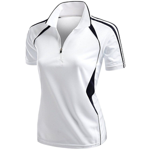 Chemises polo pour femmes en gros, séchage rapide, respirantes, douces, en coton et polyester, évacuation de l'humidité, vêtements de mode de haute qualité - Product Image 5