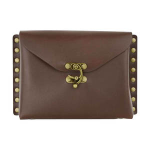 Pochette à outils d'électricien en cuir véritable tanné à l'huile, robuste et personnalisée, avec ceinture, compatible OEM/ODM - Product Image 1