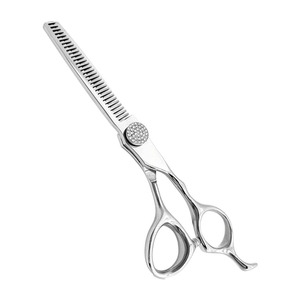 Tijeras de Peluquería Profesionales de Acero Inoxidable, Ligeras, Negras y Rojas, para Adelgazar el Cabello, para Uso en Salones de Belleza - Product Image 3