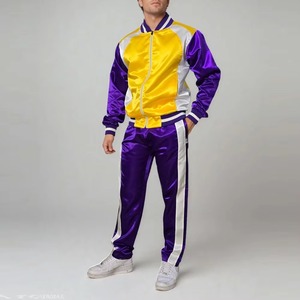 Ensemble de survêtement personnalisé style jogger en nylon et polyester, coupe-vent d'été respirant et confortable, style streetwear - Product Image 4