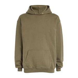 Sudadera con Capucha Personalizable de Algodón para Hombre, Gruesa, de Forro Polar Térmico para Otoño, Diseño Liso con Patrón Bordado - Product Image 4