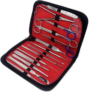 Kit de Práctica de Sutura Quirúrgica de Acero Inoxidable, Kit de Entrenamiento de Primeros Auxilios, Paquete de Supervivencia para Trauma Médico - Product Image 2