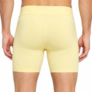 <b>Men</b> <b>Compression</b> <b>Shorts</b> Premium Stretch Breathable SupportMid Waist Embroidered Logo Spandex Cotton Blend Casual Blend <b>Shorts</b> - Product Image 2