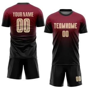 Uniforme de Fútbol Profesional Personalizado, Conjunto de Camiseta y Pantalones Cortos Transpirables para Hombre con Impresión de Logotipo - Product Image 1