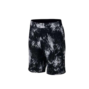 Conjunto Deportivo de Verano para Hombre, Camiseta de Tenis Blanca de Manga Corta con Ribete Negro y Pantalones Cortos con Estampado Tie-Dye, Secado Rápido, Corte Regular - Product Image 6