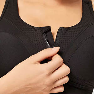 Soutien-gorge de sport push-up – Soutien-gorge de sport antichoc pour l'entraînement et la course à pied, vêtements de yoga, gym, entraînement, soutien-gorge de sport à bretelles réglables pour femmes - Product Image 4