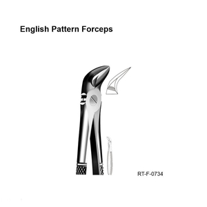 Forceps d'extraction ergonomiques de type anglais en acier inoxydable par Roboz Tech Pakistan - Product Image 2