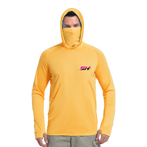 Camiseta de Pesca de Manga Larga de Alto Rendimiento 2026, 100% Poliéster, Secado Rápido, Transpirable, UPF 50, Protección Anti-UV Frontal Personalizada - Product Image 1