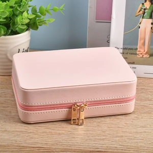 Caja de Madera Ecológica para Joyería y Relojes, Caja de MDF con Tapa Abatible, Venta al Por Mayor - Product Image 4