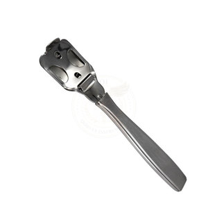 Coupe-callosités professionnel en acier inoxydable à long manche pour les pieds, lime à callosités, outil de pédicure et de manucure QORVEX INSTRUMENTS - Product Image 3