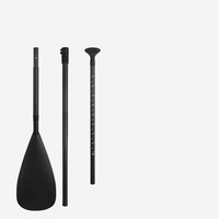 Pagaie de SUP tissée en sergé 12K en fibre de carbone, 3 pièces réglable, planche de maintien écologique, portable et légère, flottante