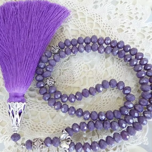 ลูกประคำเรซิ่นแบบใหม่รักษ์โลก 33 เม็ด สีเทอร์ควอยซ์ สำหรับสวดมนต์  งานฝีมือสร้างสรรค์ - Product Image 1