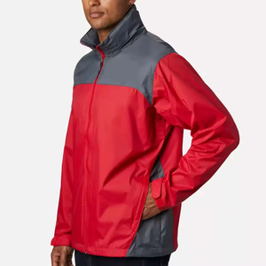 Outdoor Rain <b>Jacket</b> with Full Coverage <b>Waterproof</b> Design Taped Seams and Adjustable Hood Fit Men's <b>Jackets</b> - Product Image 2
