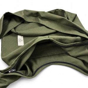 Bolso bandolera de lona de algodón personalizado con bolsillos con cremallera |   Bolsa de Viaje para Yoga al por Mayor - Product Image 5