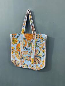 Sac fourre-tout en coton personnalisé pour femmes, motif vintage, multicolore, fermeture éclair durable, sac tendance, léger, sacs d'hiver et d'été - Product Image 2