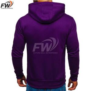 Sweat à capuche en molleton personnalisé de haute qualité pour homme, style streetwear, avec poche kangourou, imprimé graphique intégral, décontracté, 100% coton tricoté - Product Image 3