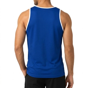 Débardeurs pour hommes en tissu polyvalent, de qualité athlétique moderne, pour entraînement sportif, sport de plein air, été, gym, personnalisables. - Product Image 5