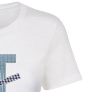 T-shirt gris à manches courtes et col rond avec motif de lettres entrelacées, style décontracté, streetwear, vêtements confortables pour tous les jours - Product Image 5