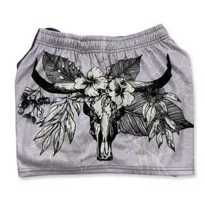 Shorts de rugby en coton de haute qualité, nouvelle conception, taille élastique, décontractés, pour hommes, avec impression personnalisée, prix bas, en solde - Product Image 3