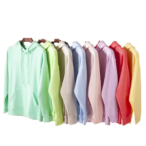 Sweat à capuche homme coupe oversize en molleton bouclette de qualité supérieure, 100% coton épais et lourd, couleur unie, avec poche, écologique, numérique 350, pour l'automne - Product Image 1