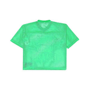 Nueva Llegada 2026: Camiseta de Fútbol Personalizada de Malla Estilo Urbano con Estampado Completo y Cuello en V, Corte Holgado - Product Image 4