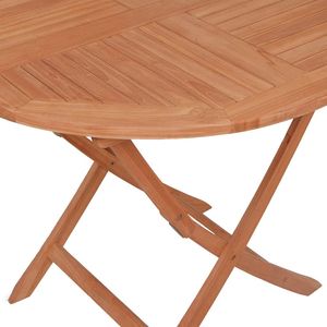Tavolo da giardino pieghevole in legno di Teak massiccio 33.4 "x 29.9" per uso esterno - Product Image 4