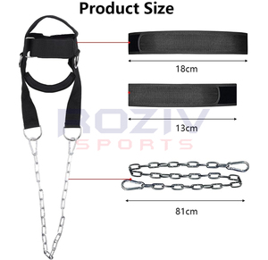 Correas Ajustables para Cabeza y Barbilla de Neopreno Acolchado Suave de Alta Calidad para Levantamiento de Pesas y Uso en Gimnasio en Casa - Product Image 2