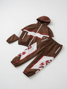 Custom Lightweight Windbreaker Nylon Set for Men Windbreaker Jacket Nylon Shorts & Trouser With Custom Logo Windproof <b>Tracksuit</b> - Product Image 5