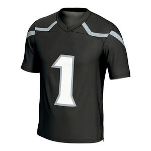 Maillots de football des États-Unis imprimés – 0 Gibbs, 97 Hutch, 16 Jared Goff, 14 St Brown, 20 Sanders, 58 Sewell, 5 Montgomery – Homme, Manches Courtes, Respirants - Product Image 3