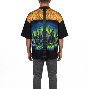 Camiseta Gráfica Extra Grande de 180 GSM, 100% Algodón, con Etiqueta OEM Personalizada, Sublimada, Estilo Urbano Hip Hop para Hombre, Temporada de Verano - Product Image 2