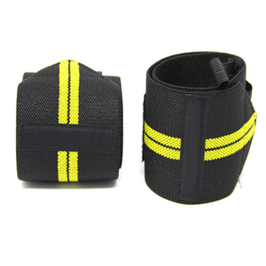 Adjustable Gym Wrist Wraps With Thumb Loop Custom Logo Soft Fabric Quick Dry High Street <b>Weight</b> Lifting Wrist Wraps - Product Image 3